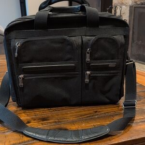Tumi T-pass Expandable Laptop Briefcase Shoulder Crossbody